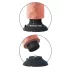 King Cock - Vibrator s vakuumskom bazom, fleksibilan - 26 cm - natur