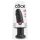 King Cock 10 - crni dildo s vakumskim postoljem (25 cm)