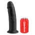 King Cock - dildo s vakuumskim postoljem - 25cm - crni