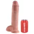 King Cock 11 - dildo s testisima i vakuumskom bazom - 28cm - natur