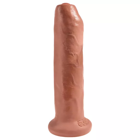 King Cock - realistični dildo - 18 cm - tamna boja