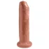 King Cock - realistični dildo - 18 cm - tamna boja