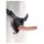 King Cock 7 - crni strap-on dildo s pojasom