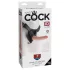King Cock 7 - strap-on dildo s pojasom - crni