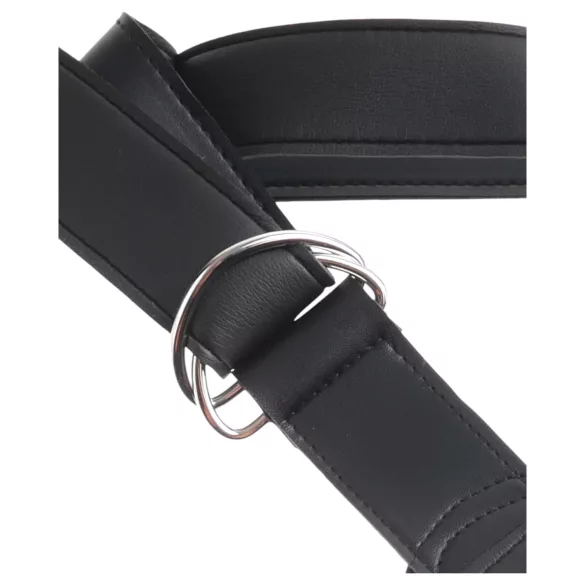 King Cock 7 - strap-on dildo s pojasom - crni