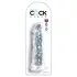 King Cock Clear 8 - veliki dildo s vakuumskom čašicom (20 cm)