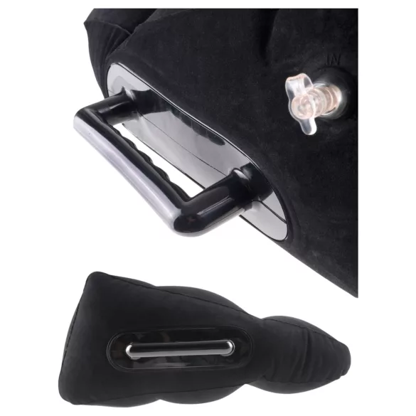 Fetish Fantasy - napuhivi seksualni jastuk s drškom - crni