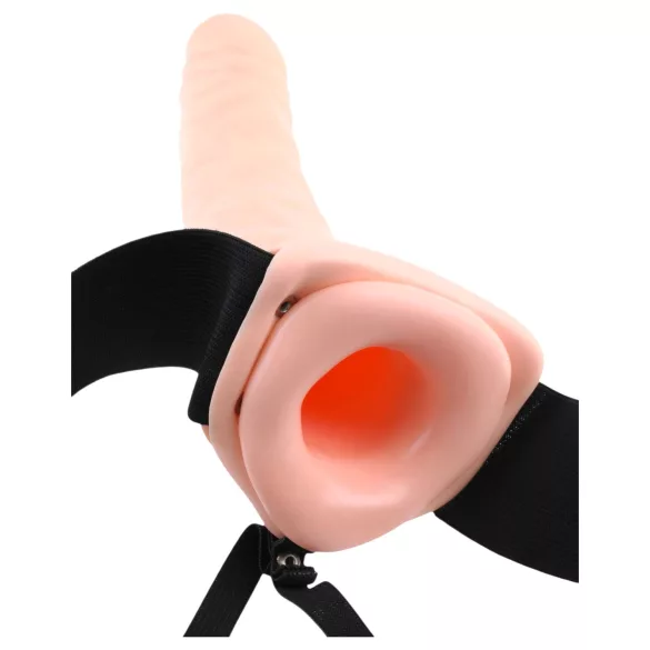 Fetish Fantasy - strap-on šuplji dildo - natur boja