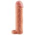 X-TENSION Perfect 2 - penis navlaka s prstenom - 19 cm - prirodna boja