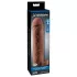 Pipedream X-TENSION Perfect 2 - prstenasta navlaka za penis - tamna prirodna (19 cm)