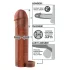 Pipedream X-TENSION Perfect 2 - prstenasta navlaka za penis - tamna prirodna (19 cm)
