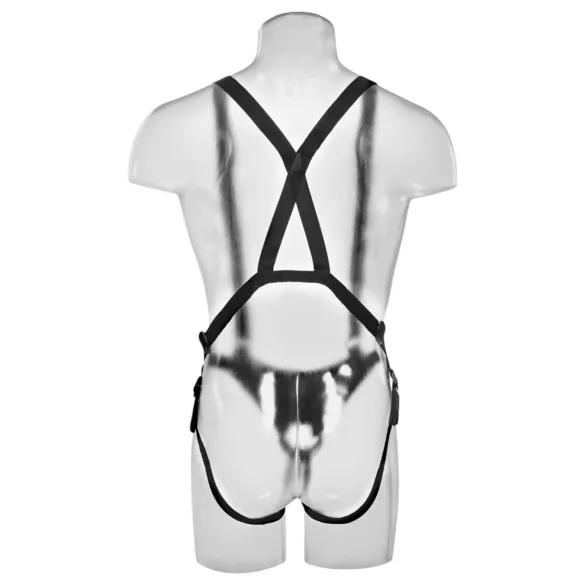 King Cock Strap-on 10 - šuplji strap-on dildo 25 cm