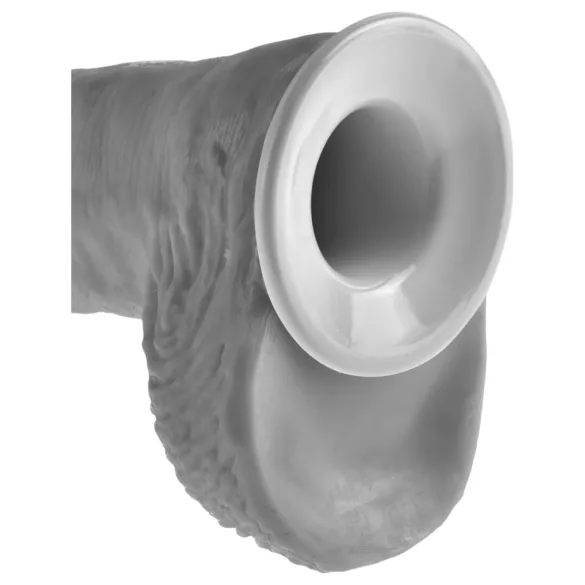 King Cock Strap-on 10 - šuplji strap-on dildo 25 cm