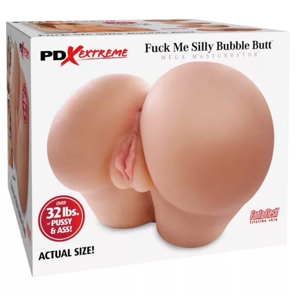 Pipedream - Fuck Me Silly Bubble Butt - masturbator za stražnjicu (boja kože)