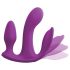 3Some Total Ecstasy - akumulatorski trostruki vibrator s radiom (ljubičasti)