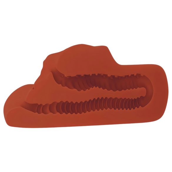 PDX - masturbator 2u1 s realističnim otvorima - smeđa boja