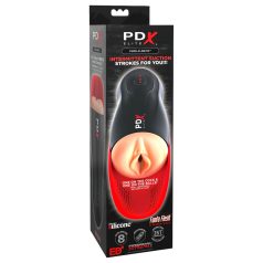   PDX Elite - masturbator s funkcijom sisanja - akumulatorska umjetna vagina