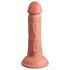 King Cock Elite 6 - realistični dildo s drškom i vakuum bazom - 15 cm - natur