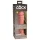 King Cock Elite 8 - realistični dildo s vakuumskim postoljem 20 cm - natur