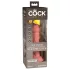 King Cock Elite 6 - vibrator s vakuumskom čašicom (15 cm) - boja kože