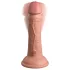 King Cock Elite 6 - vibrator s vakuumskom čašicom (15 cm) - boja kože
