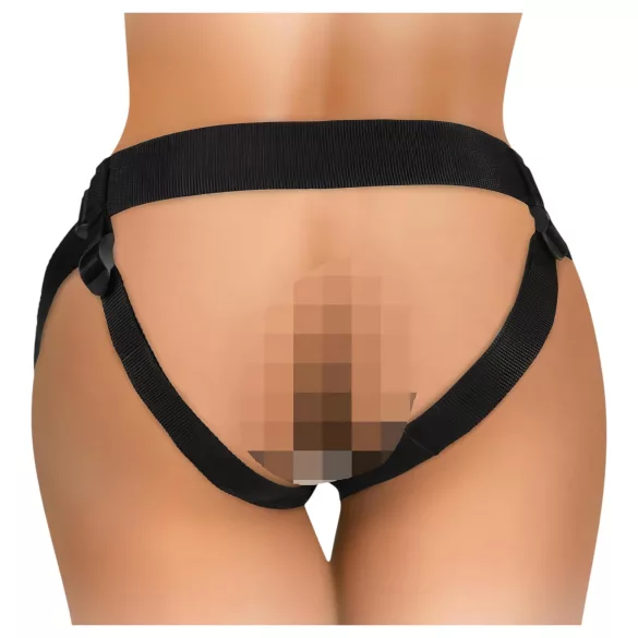 King Cock Elite Beginner's - strap-on gaćice - crne