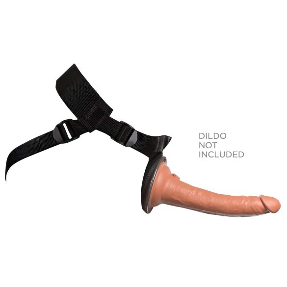 King Cock Elite - strap-on dildo s remenom - udoban, smeđa