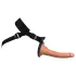 King Cock Elite Comfy - strap-on dildo s remenom - tamna prirodna boja