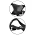 King Cock Elite Comfy - strap-on dildo s remenom - tamna prirodna boja