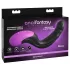 Anal Fantasy - vibrator za prostatu s pulsiranjem - crni