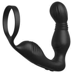   Anal Fantasy Elite - vibrirajući masažer prostate s prstenom za penis - crni