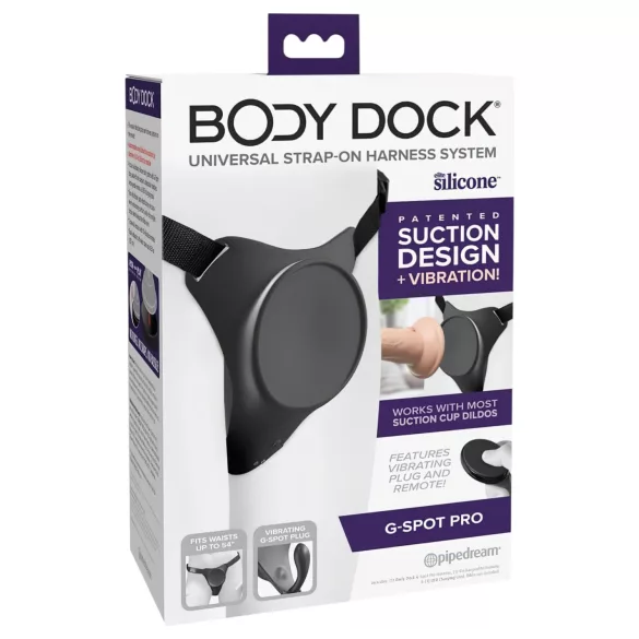 Body Dock G-pont Pro i Silexd 7 strap-on dildo za G-točku silikon