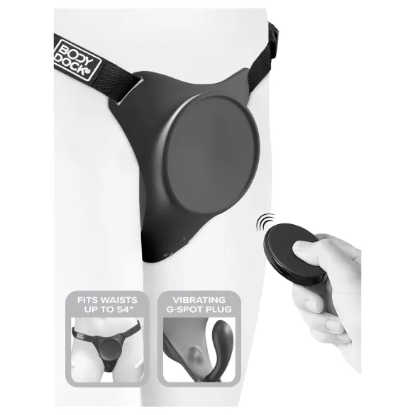 Body Dock G-pont Pro i Silexd 7 strap-on dildo za G-točku silikon