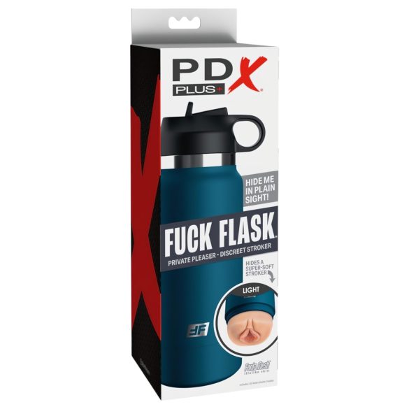 Fuck Flask Private Pleaser - masturbator boca - realistična vagina - plava/natur