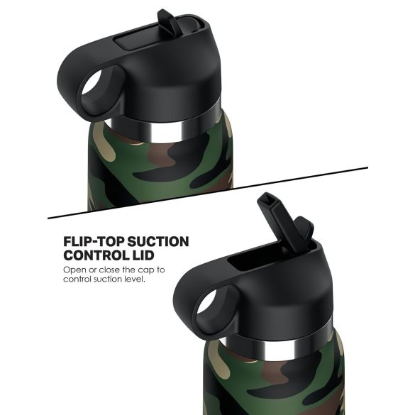 Fap Flask Happy Camper - masturbator u boci - zelena/crna