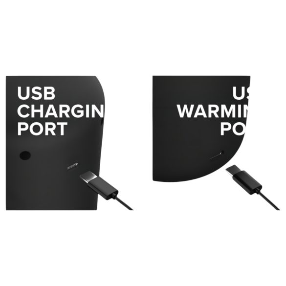 PDX Elite Milk Me Hotter - masturbator s grijanjem - crna