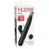 Fetish - vibrator s potiskom od 3 motora (crni)
