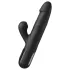 Fetish - vibrator s potiskom od 3 motora (crni)