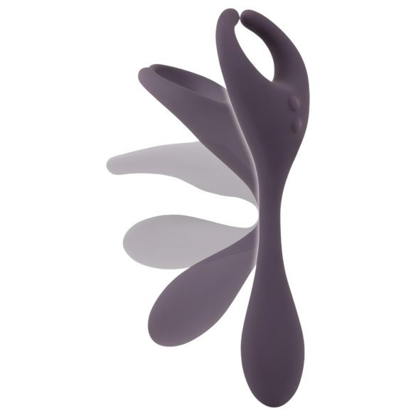 Couples Choice - vibrator za parove s 2 motora - bežični, punjivi - ljubičasti