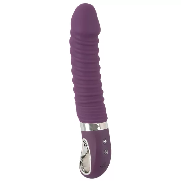 Smile - vibrator na punjenje s grijanjem - silikon ljubičasti