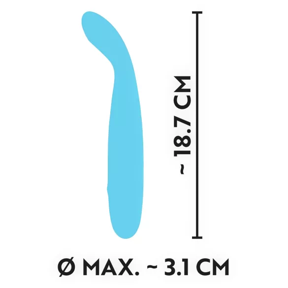 Cuties Mini - G točka vibrator - vodootporan, punjivi - tirkizna