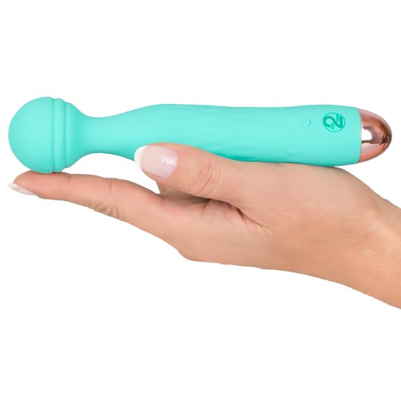 Cuties Mini Wand - punjivi, vodootporni masažer vibrator (zeleni)
