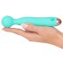 Cuties Mini Wand - punjivi, vodootporni masažer vibrator (zeleni)
