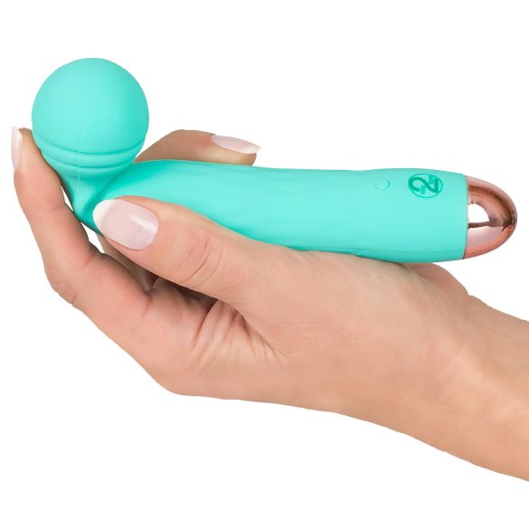 Cuties Mini Wand - punjivi, vodootporni masažer vibrator (zeleni)