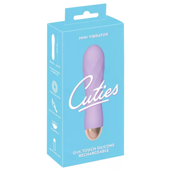 Cuties Mini - vibrator na baterije - vodootporan - ljubičasti