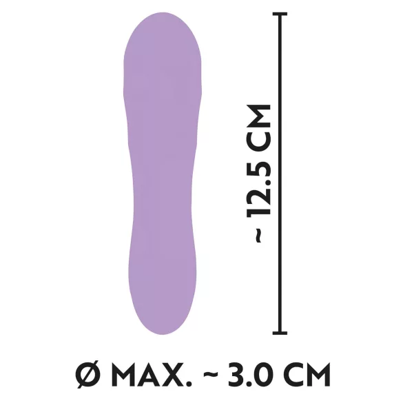Cuties Mini - vibrator na baterije - vodootporan - ljubičasti