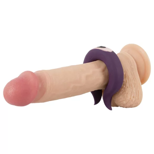 Couples Choice - vibrirajući penis prsten za parove - 2 motora - ljubičasti