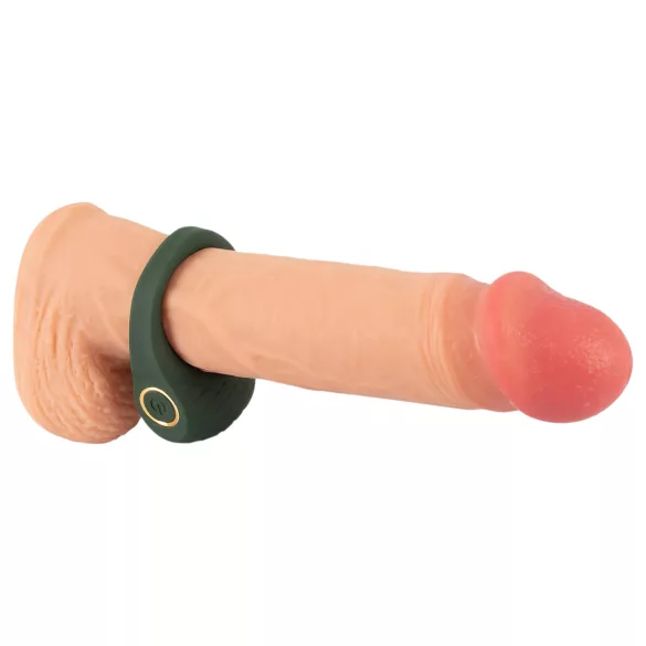 Emerald Love - vibrirajući penis prsten na punjenje - vodootporan - zeleni