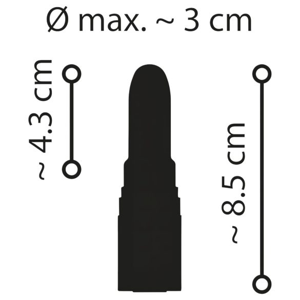 Emerald Love - vibrirajući ruž za usne - vodootporan, punjiv - crveni