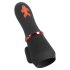 Rebel - bežični, dvomotorni vibrator za prostatu (crni)